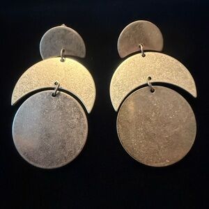 Chic Silver Statement Earrings